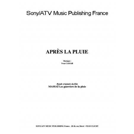 APRÈS LA PLUIE du film MASSAÏ