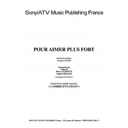 POUR AIMER PLUS FORT