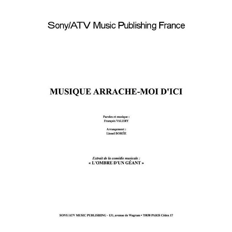 MUSIQUE ARRACHE-MOI D'ICI