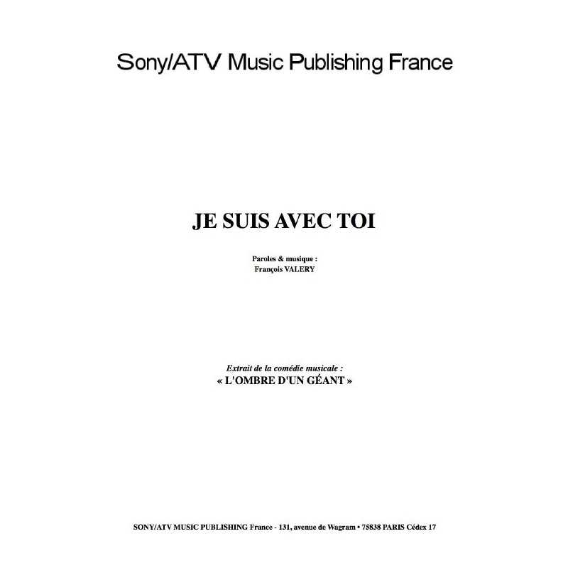 JE SUIS AVEC TOI
