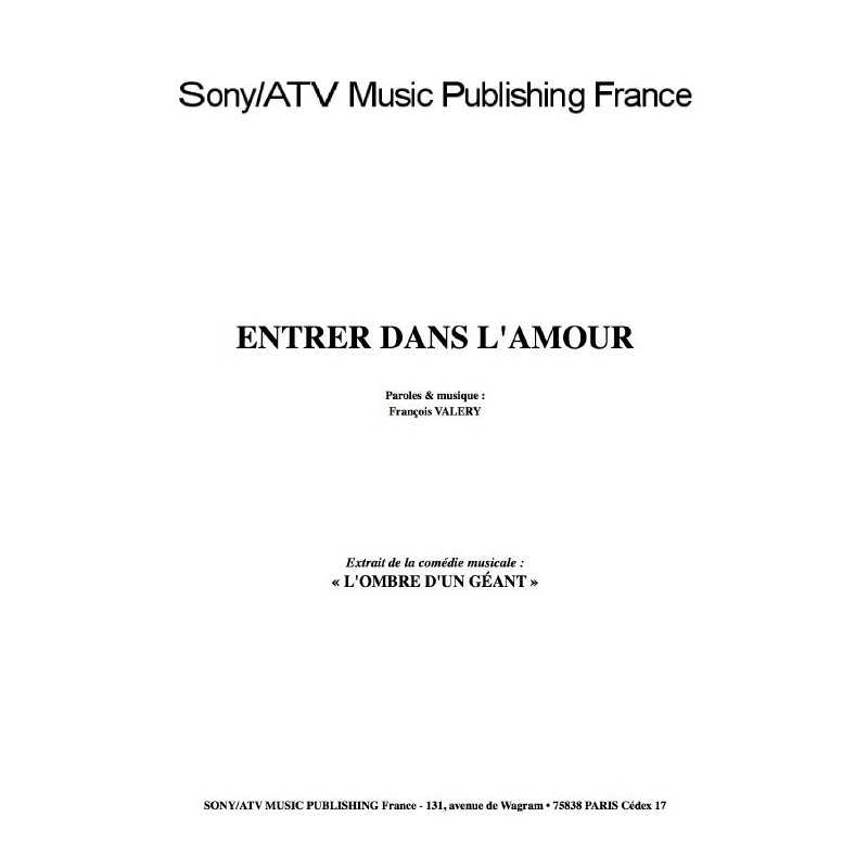 ENTRER DANS L'AMOUR