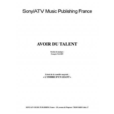 AVOIR DU TALENT