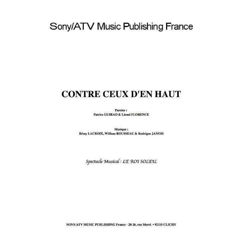 CONTRE CEUX D'EN HAUT