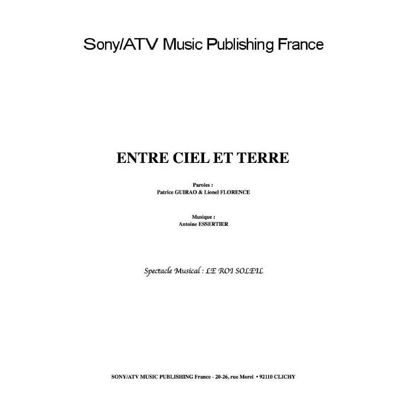 ENTRE CIEL ET TERRE