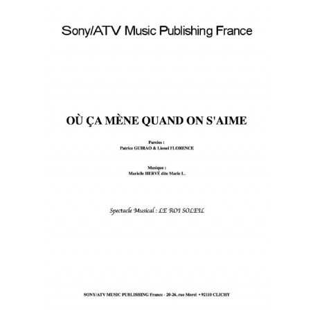 OÙ ÇA MÈNE QUAND ON S'AIME