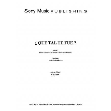 ¿ QUE TAL TE FUE 