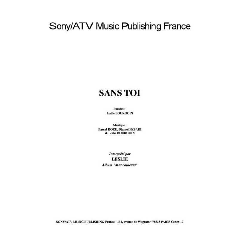 SANS TOI