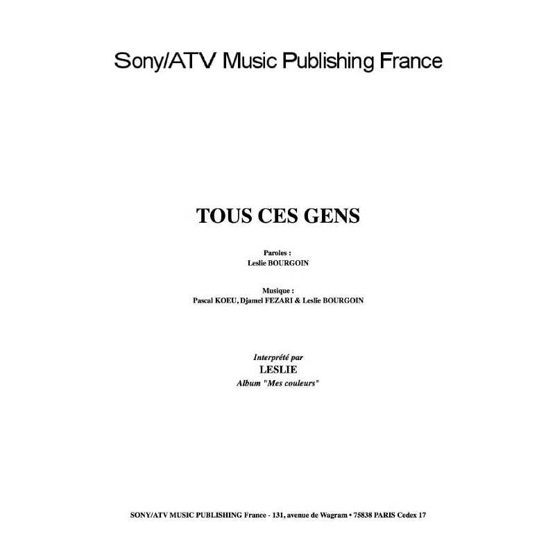 TOUS CES GENS
