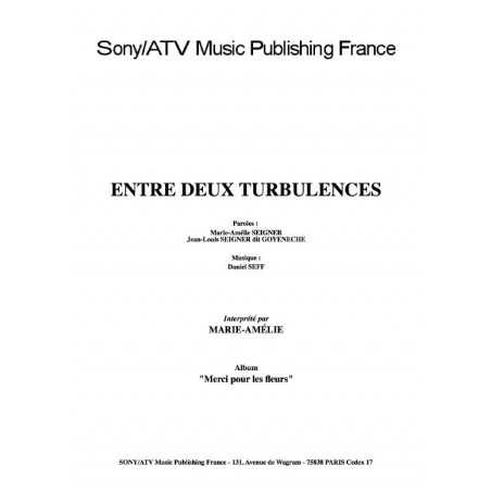 ENTRE DEUX TURBULENCES