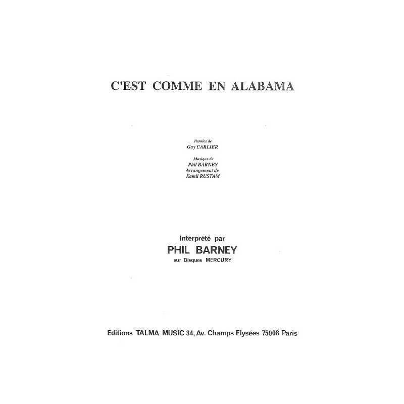 C'EST COMME EN ALABAMA