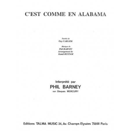 C'EST COMME EN ALABAMA
