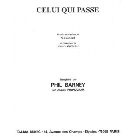 CELUI QUI PASSE