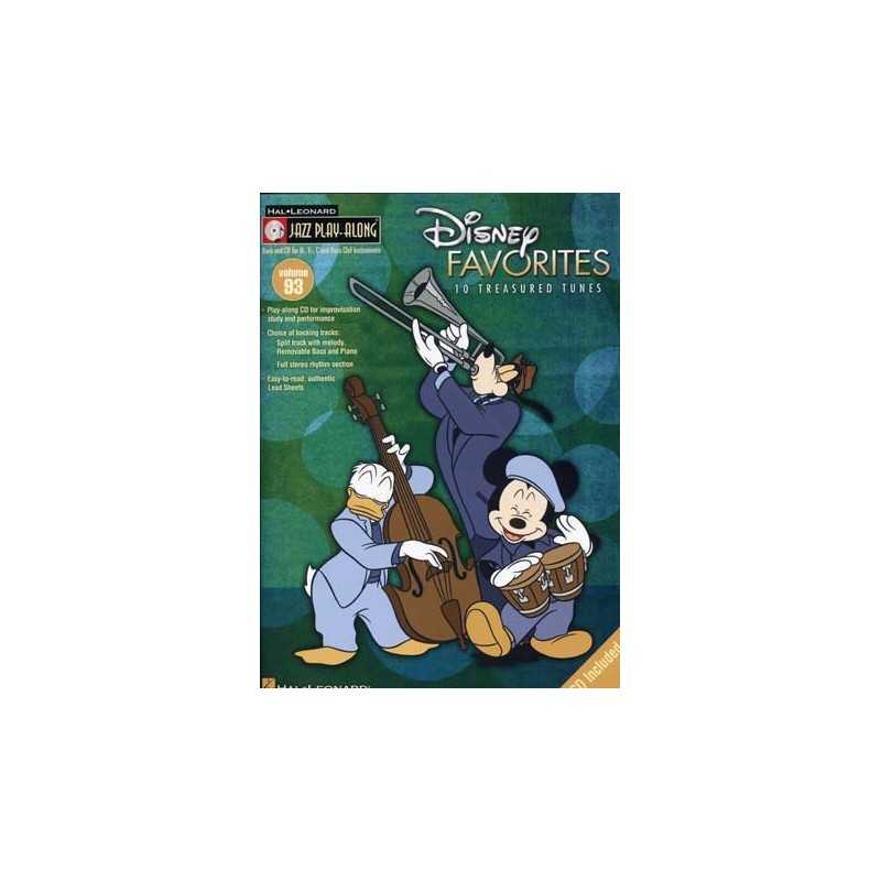 JAZZ PLAY ALONG VOL.93 DISNEY FAVORITES (+CD)