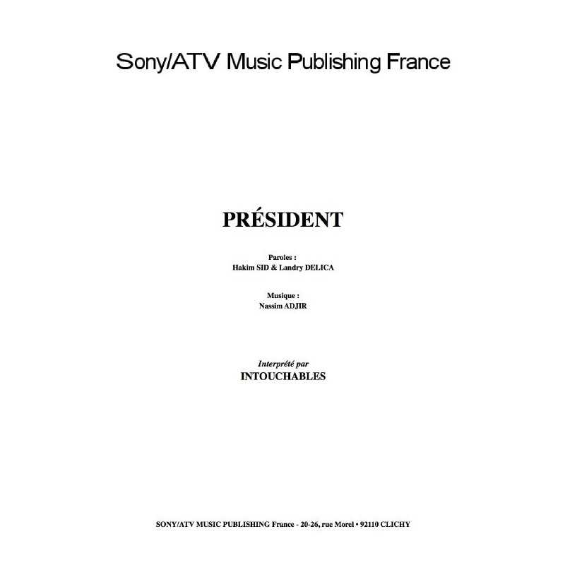 PRÉSIDENT