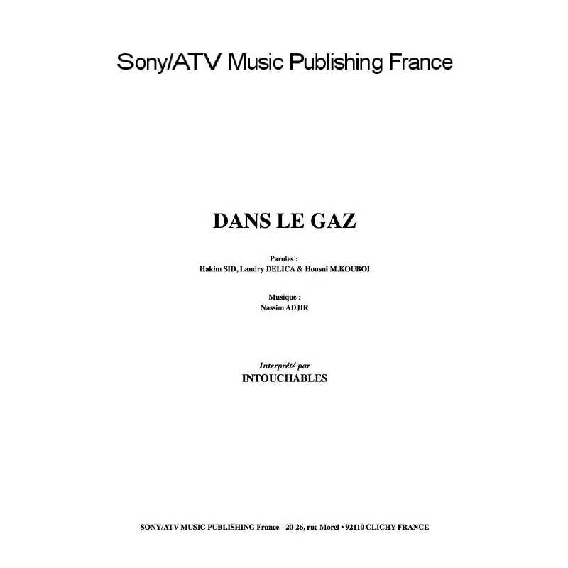 DANS LE GAZ