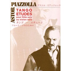 Sheet music TANGO-ÉTUDES POUR FLÛTE SEULE Astor Piazzolla