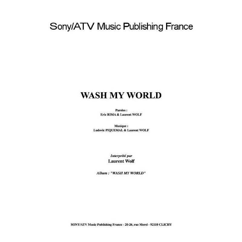 WASH MY WORLD