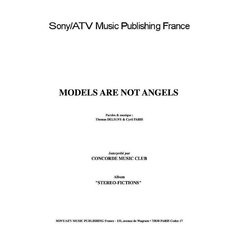 MODELS ARE NOT ANGELS