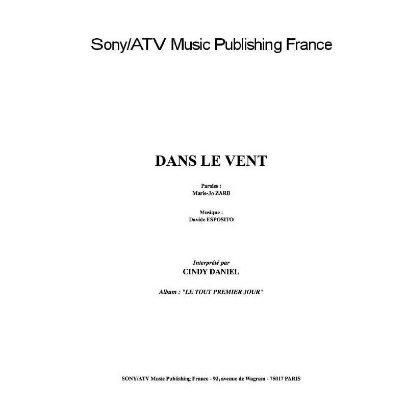 DANS LE VENT