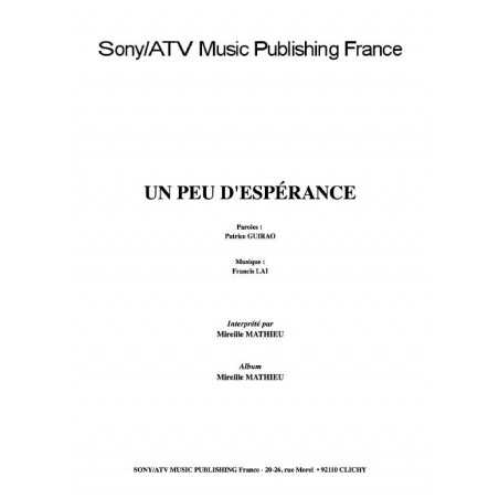 UN PEU D'ESPÉRANCE