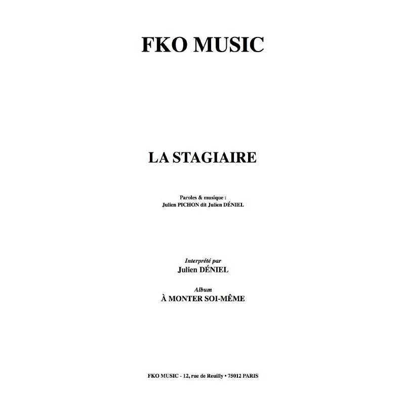 LA STAGIAIRE