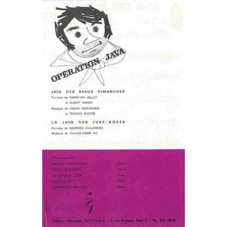 JAVA DES BEAUX DIMANCHES JAVAS DES JUKE-BOXES