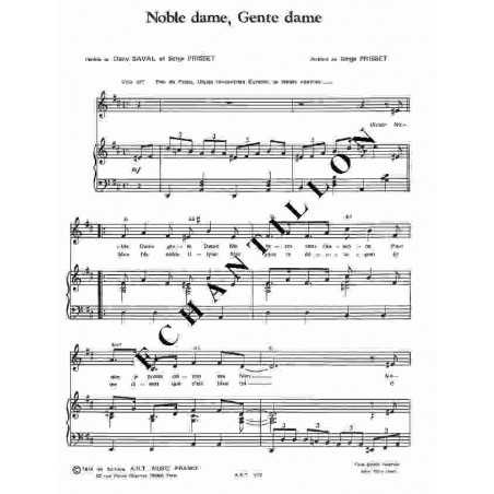 NOBLE DAME, GENTE DAME