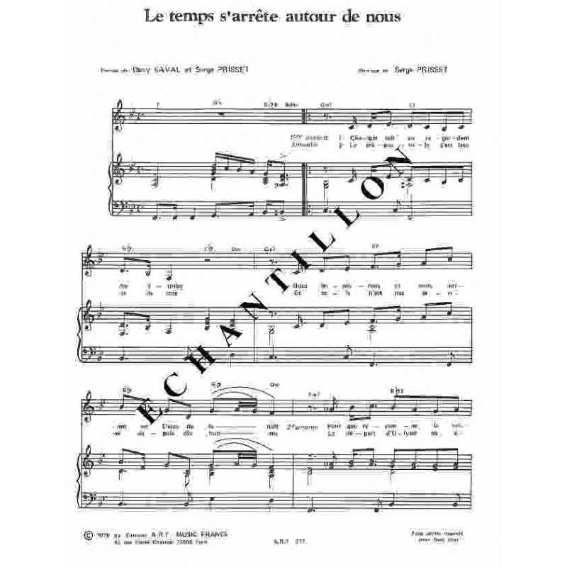 LE TEMPS S'ARRÊTE AUTOUR DE NOUS