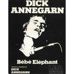 Sheet music BÉBÉ ÉLÉPHANT Dick Annegarn pdf