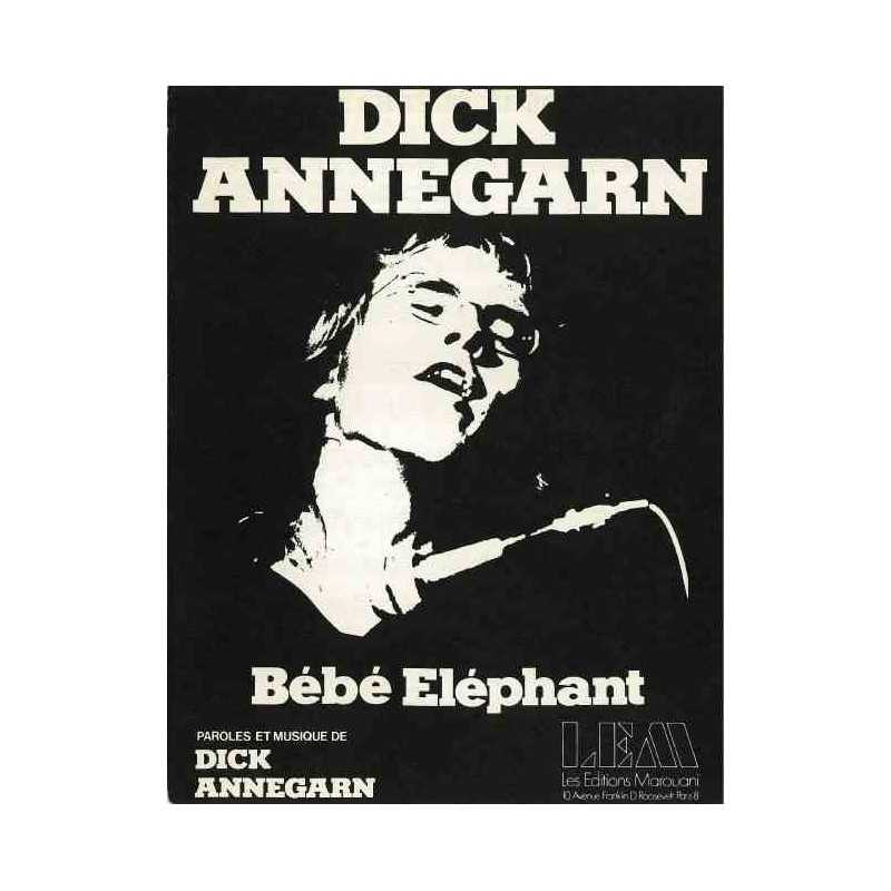 Sheet music BÉBÉ ÉLÉPHANT Dick Annegarn pdf