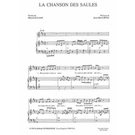 LA CHANSON DES SAULES