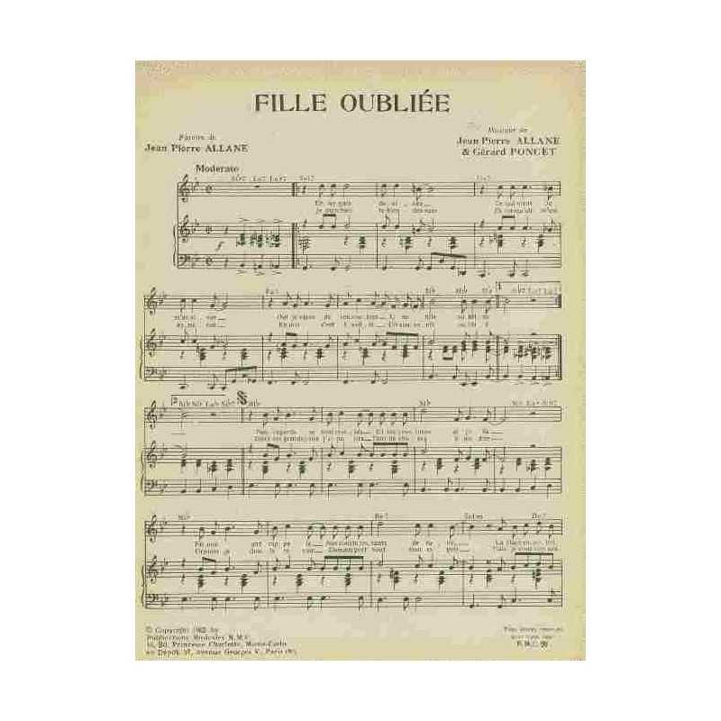 FILLE OUBLIÉE