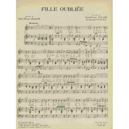 FILLE OUBLIÉE