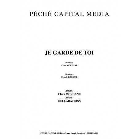 JE GARDE DE TOI