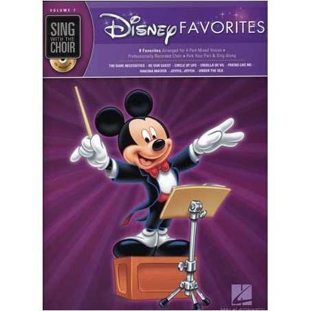 SING WITH THE CHOIR VOL.7 - DISNEY FAVORITES (+CD)