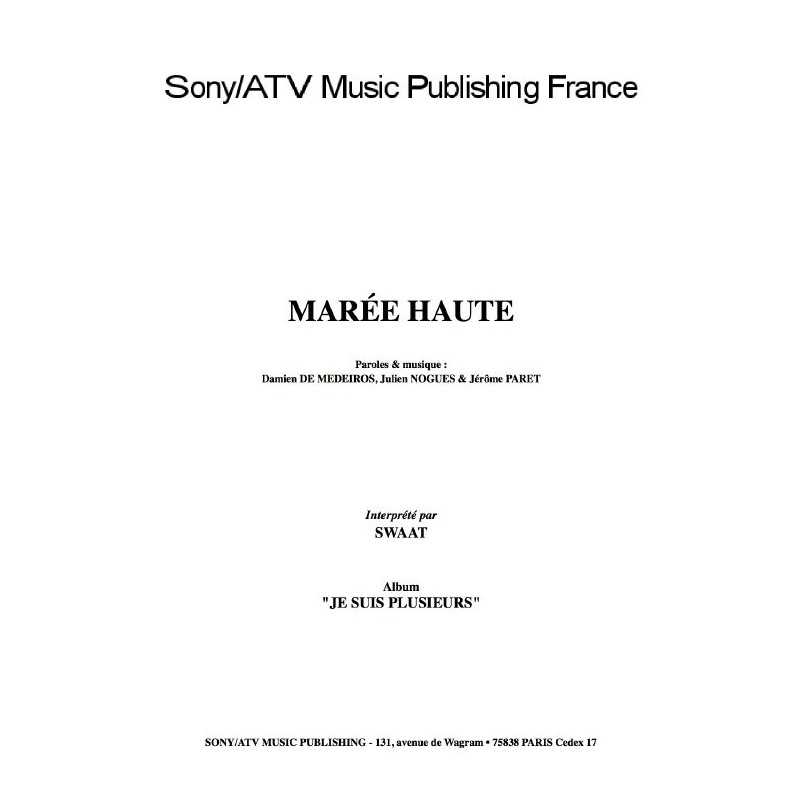 MARÉE HAUTE