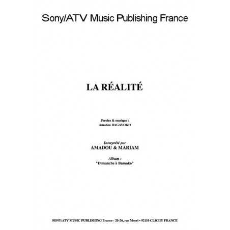 LA RÉALITÉ