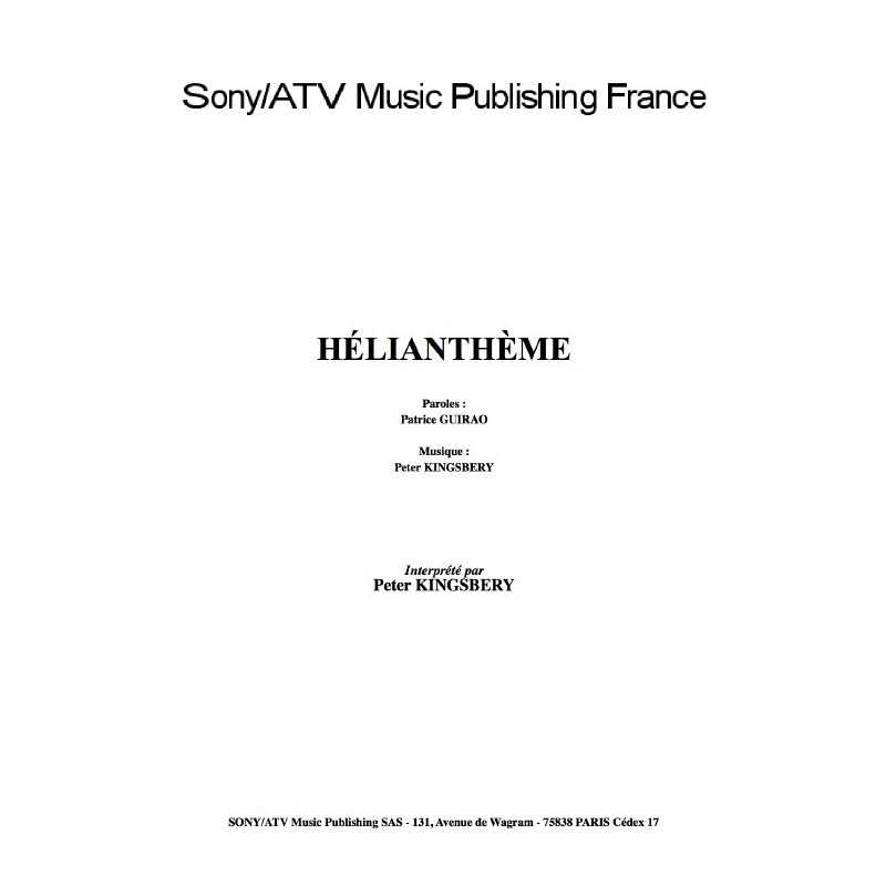 HÉLIANTHÈME