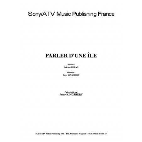 PARLER D'UNE ÎLE