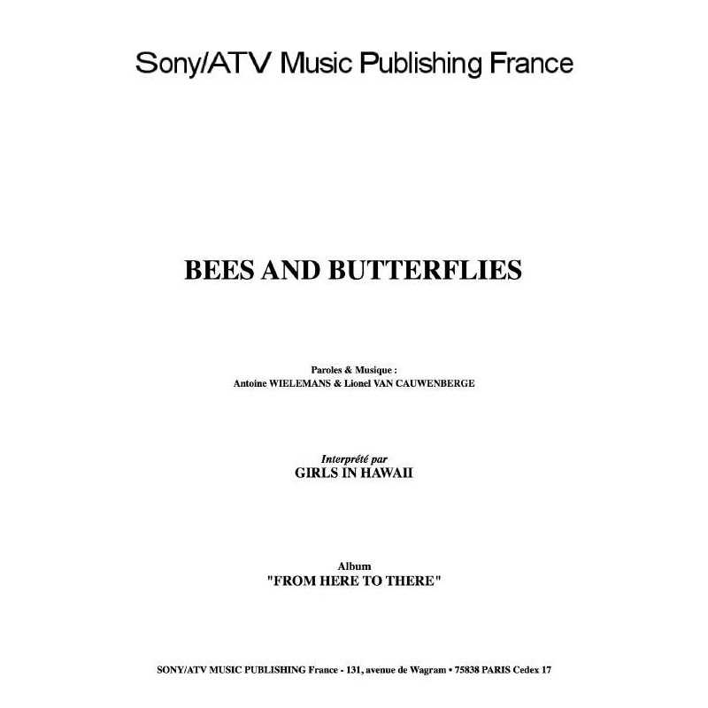 BEES AND BUTTERFLIES