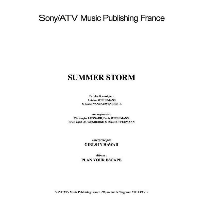 SUMMER STORM