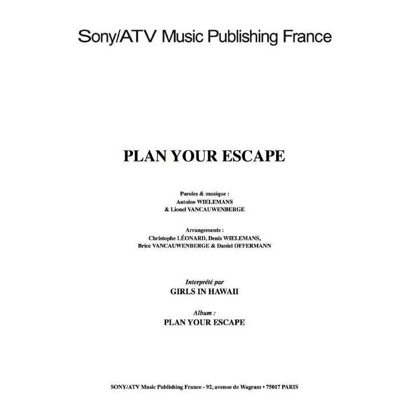 PLAN YOUR ESCAPE