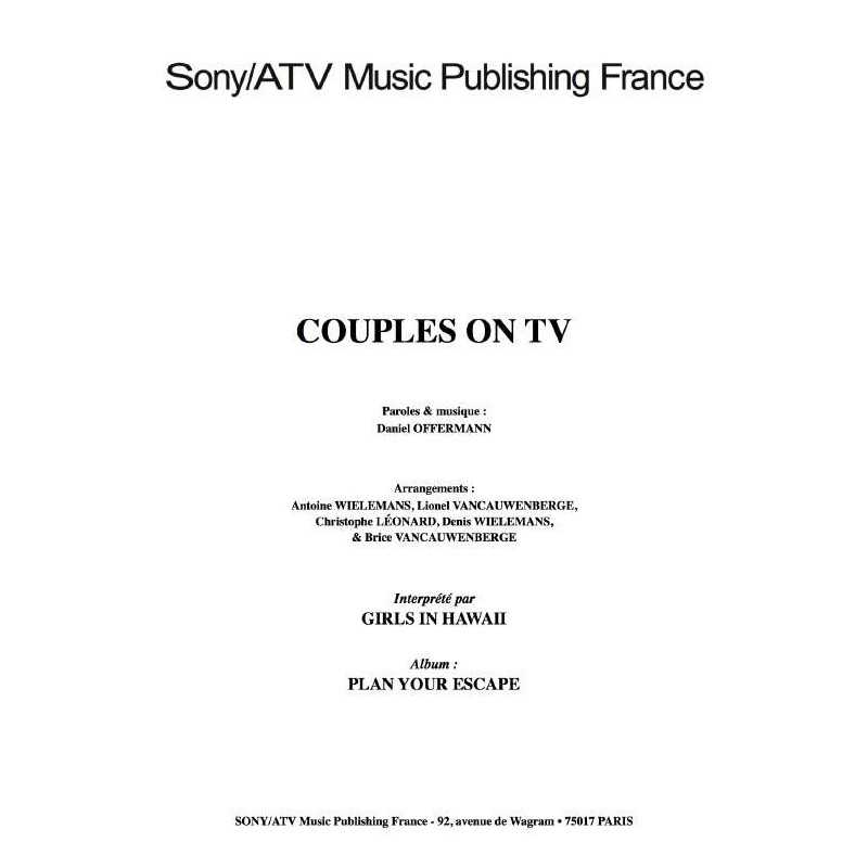 COUPLE ON TV