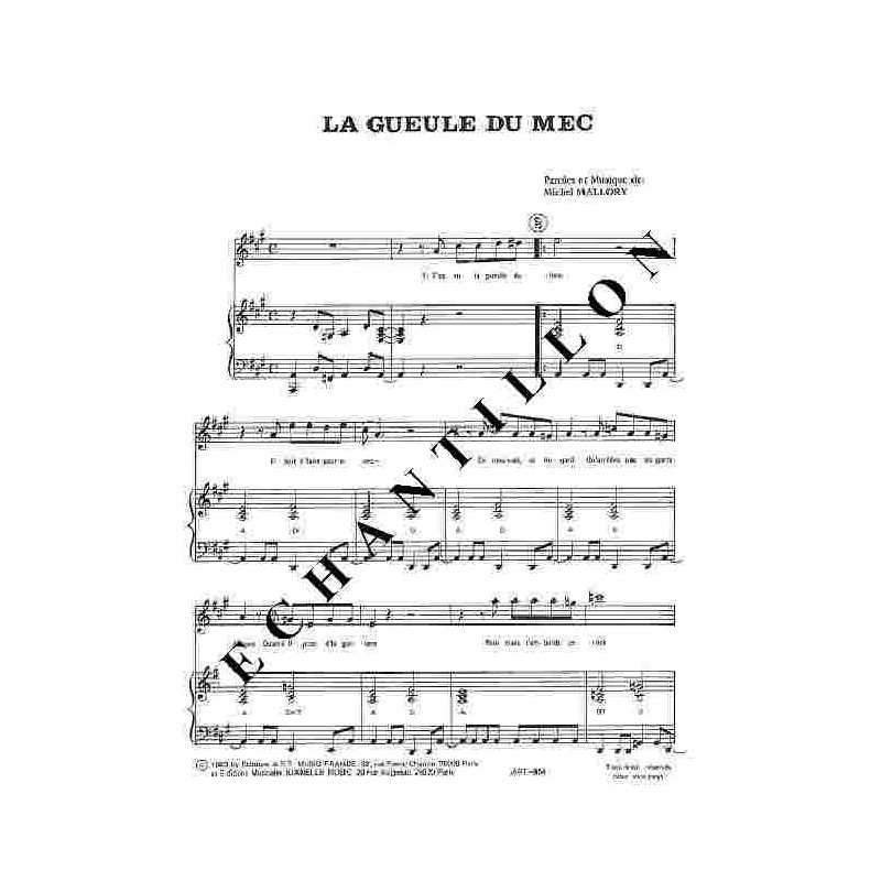 LA GUEULE DU MEC