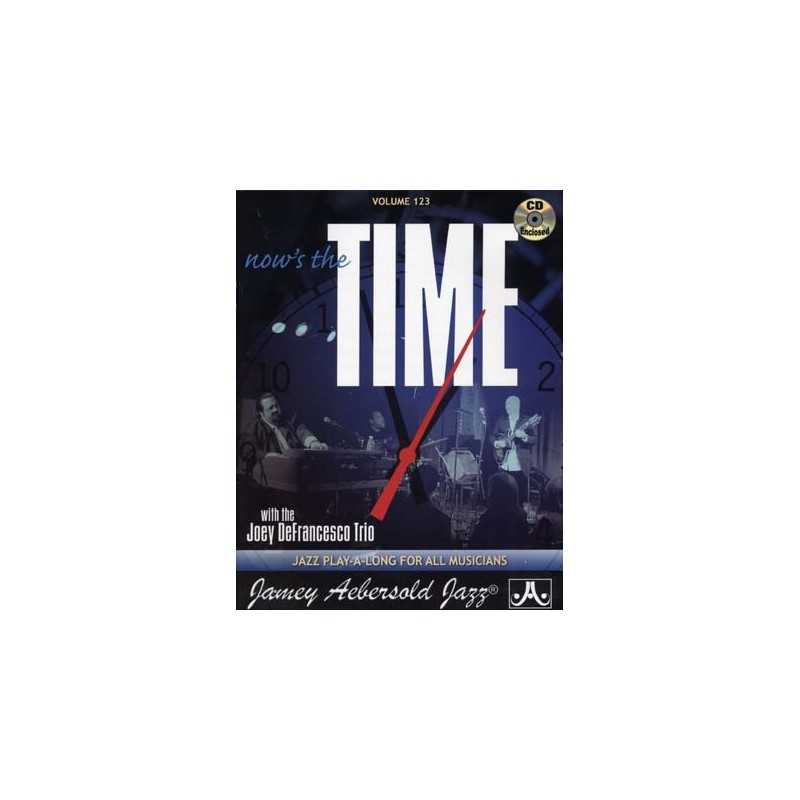 AEBERSOLD Vol.123 NOW'S THE TIME with JOEY DEFRANCESCO TRIO +CD