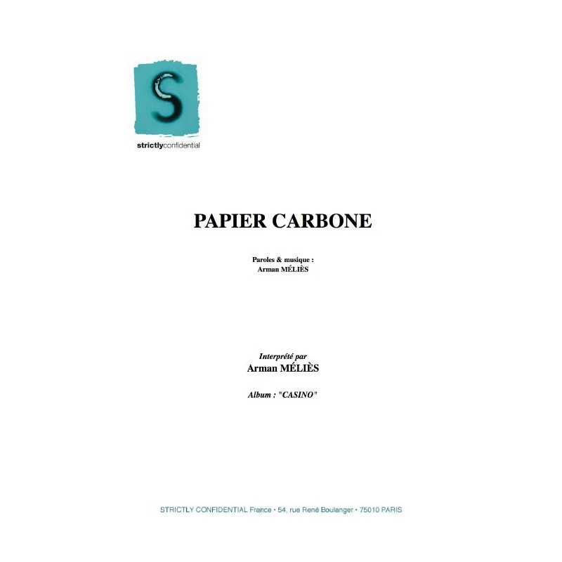 PAPIER CARBONE
