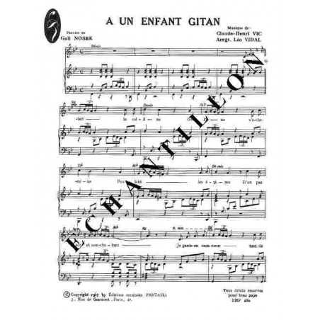 A UN ENFANT GITAN