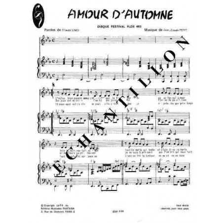 AMOUR D'AUTOMNE
