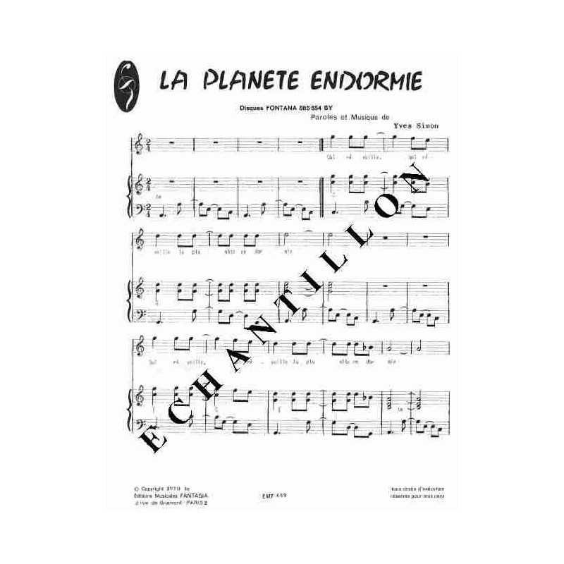 LA PLANÈTE ENDORMIE
