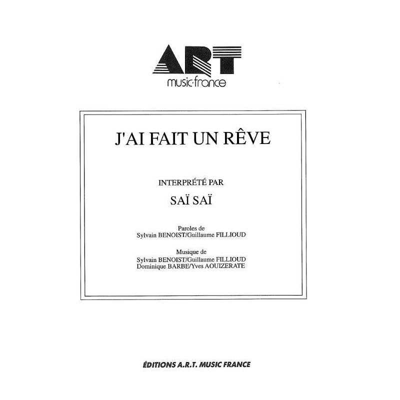 J'AI FAIT UN RÊVE